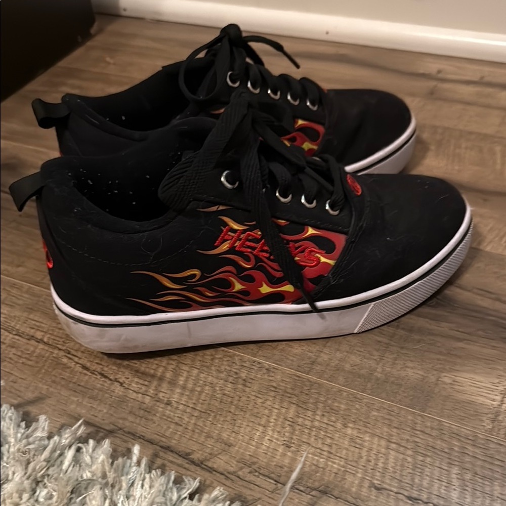 Heelys Kids Black Flame Shoes